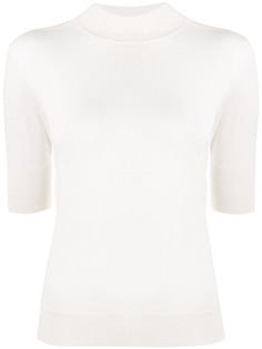 Jil Sander трикотажный топ с воротником-стойкой