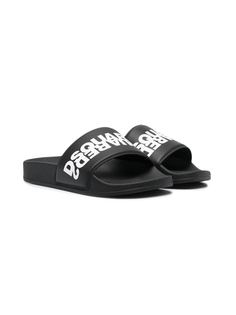 Dsquared2 Kids шлепанцы с логотипом
