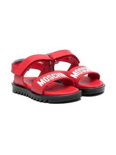 Moschino Kids сандалии с логотипом