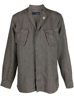 Lardini рубашка с нагрудными карманами