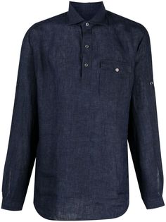 Lardini рубашка с нагрудными карманами