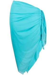 Fisico узкая юбка-саронг длины миди