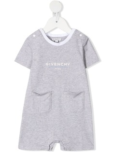 Givenchy Kids короткий комбинезон с логотипом