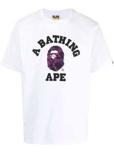 A BATHING APE® футболка с логотипом Bape