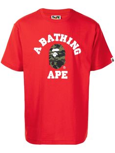 A BATHING APE® футболка с логотипом