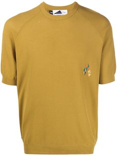 Anglozine футболка с короткими рукавами и вышитым логотипом