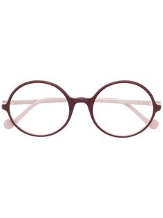 Moncler Eyewear очки в круглой оправе
