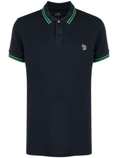PS Paul Smith рубашка поло с короткими рукавами и нашивкой-логотипом