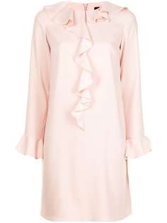 Paule Ka платье-трапеция с оборками