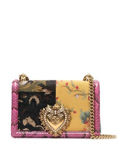 Dolce & Gabbana сумка на плечо Devotion в технике пэчворк