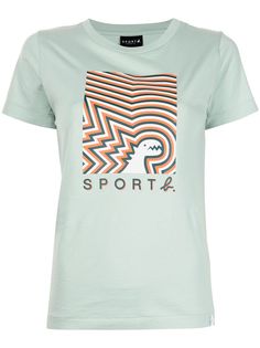SPORT b. by agnès b. футболка с логотипом
