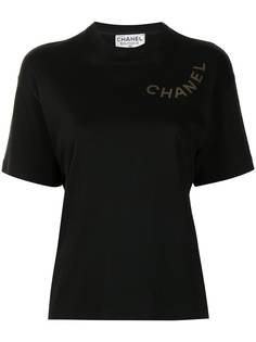 Chanel Pre-Owned футболка с логотипом