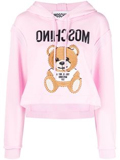 Moschino укороченное худи