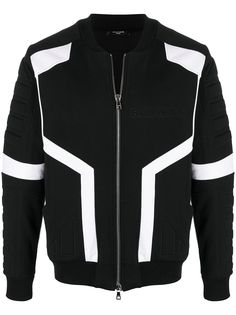 Balmain бомбер с тиснением