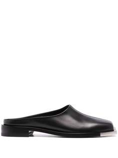 Peter Do шлепанцы с квадратным носком