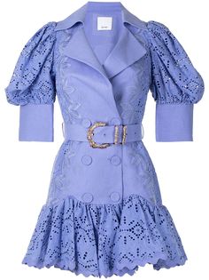 Acler платье Sierra с английской вышивкой