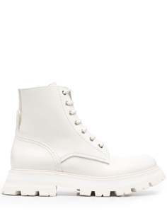 Alexander McQueen ботинки на рифленой подошве