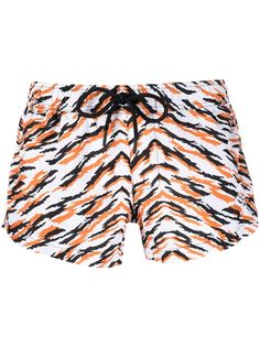 Les Girls Les Boys плавки-шорты с тигровым принтом