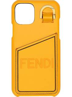 Fendi чехол для iPhone 12/12 Pro с логотипом