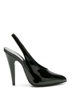 Saint Laurent туфли Venus с ремешком на пятке
