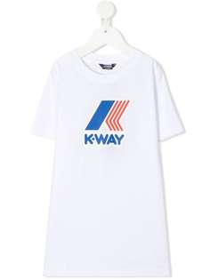K Way Kids футболка с логотипом