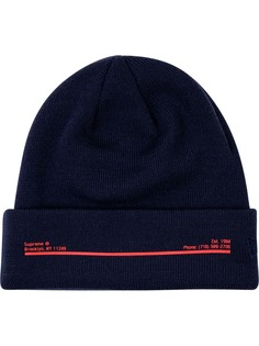 Supreme шапка бини New Era Shop Beanie-Brooklyn