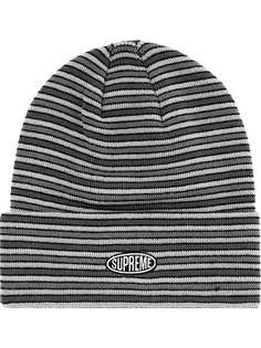 Supreme шапка бини в полоску