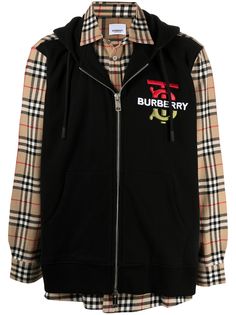 Burberry многослойный жилет в клетку Vintage Check