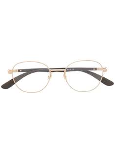 Ray-Ban очки в круглой оправе с матовым эффектом