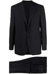 Canali костюм-двойка с однобортным пиджаком