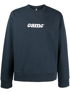 OAMC толстовка с круглым вырезом и логотипом