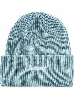 Supreme шапка бини крупной вязки