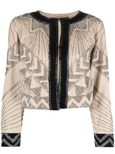 TWINSET укороченный жакет с пайетками