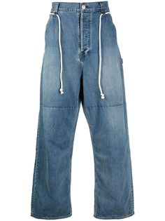 AMBUSH широкие джинсы с поясом