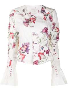 Renli Su жакет с цветочным принтом
