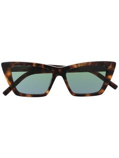 Saint Laurent Eyewear солнцезащитные очки в оправе кошачий глаз