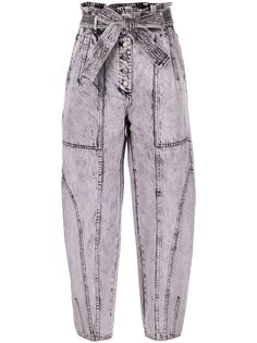 Ulla Johnson укороченные джинсы с завязками