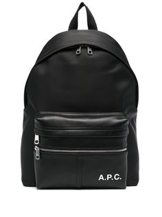 A.P.C. рюкзак на молнии с логотипом