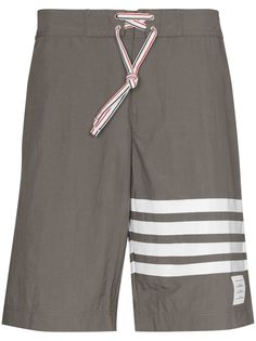 Thom Browne плавки-шорты с кулиской и полосками 4-Bar