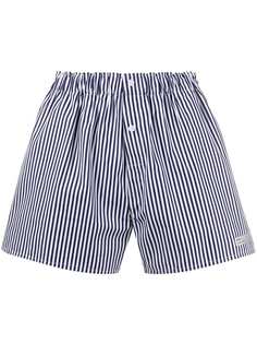 Coperni полосатые шорты широкого кроя