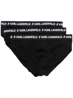 Karl Lagerfeld комплект трусов-брифов с логотипом