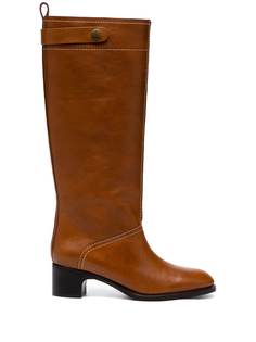 See by Chloé сапоги на каблуке