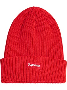 Supreme шапка бини в рубчик