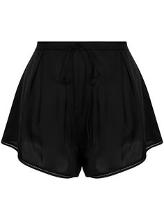 Saint Laurent шорты с кулиской и завышенной талией