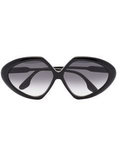 Victoria Beckham Eyewear солнцезащитные очки в массивной оправе бабочка