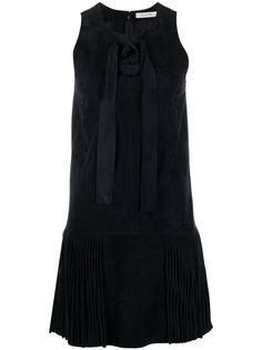 Yves Salomon платье с плиссировкой