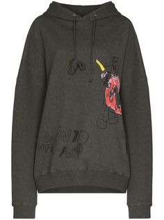 We11done худи с принтом граффити