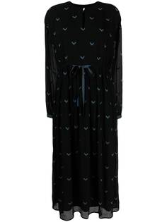 Lala Berlin платье Dessa с вышитым узором шеврон