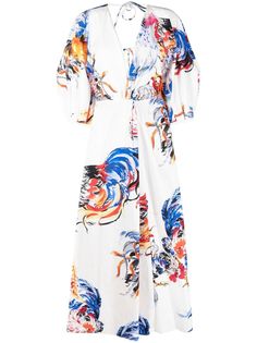 MSGM платье с принтом