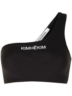 Kimhekim спортивный бюстгальтер на одно плечо